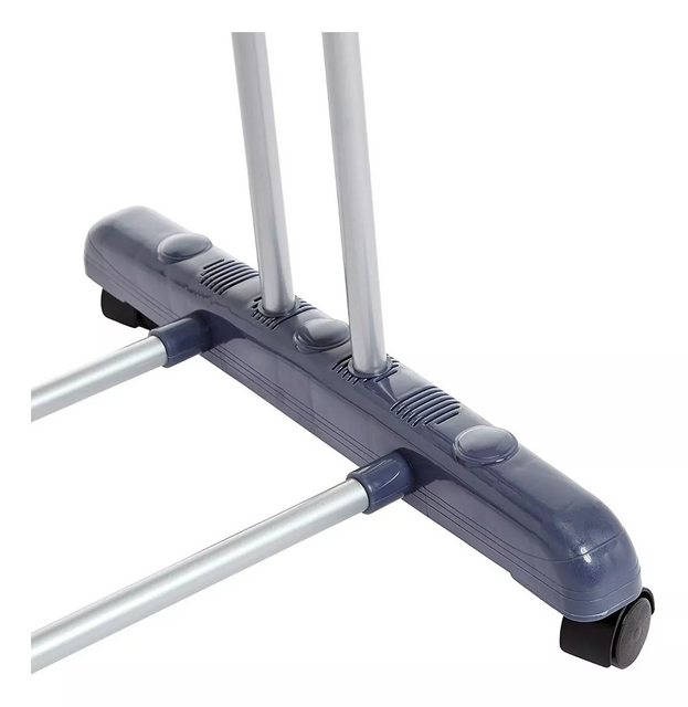 Estante de secado de ropa de acero inoxidable de 4 capas para interior y exterior, colgador de pie para tela, estante para secadora de tela