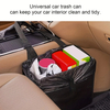 Cubo de basura portátil impermeable de gran capacidad para coche, organizador lateral de asiento a prueba de fugas, contenedor de coche que ahorra espacio