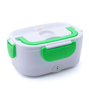 Calentador de alimentos portátil de 110V/12V con contenedor de acero inoxidable Almuerzo Bento Box eléctrico para coche y hogar