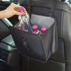 Cubo de basura portátil impermeable de gran capacidad para coche, organizador lateral de asiento a prueba de fugas, contenedor de coche que ahorra espacio